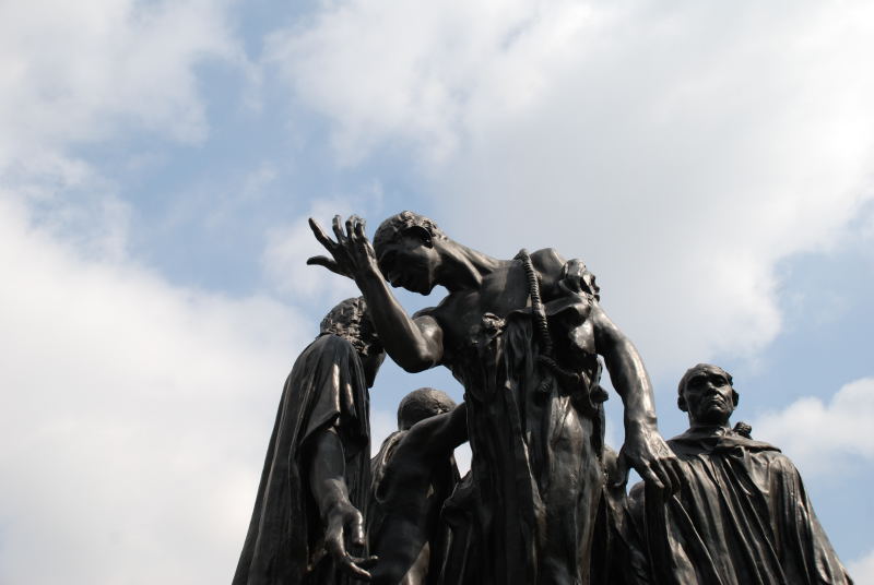 The Burgers of Calais, skulptur av Rodin